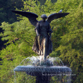 high quality brass water fountain with angel
